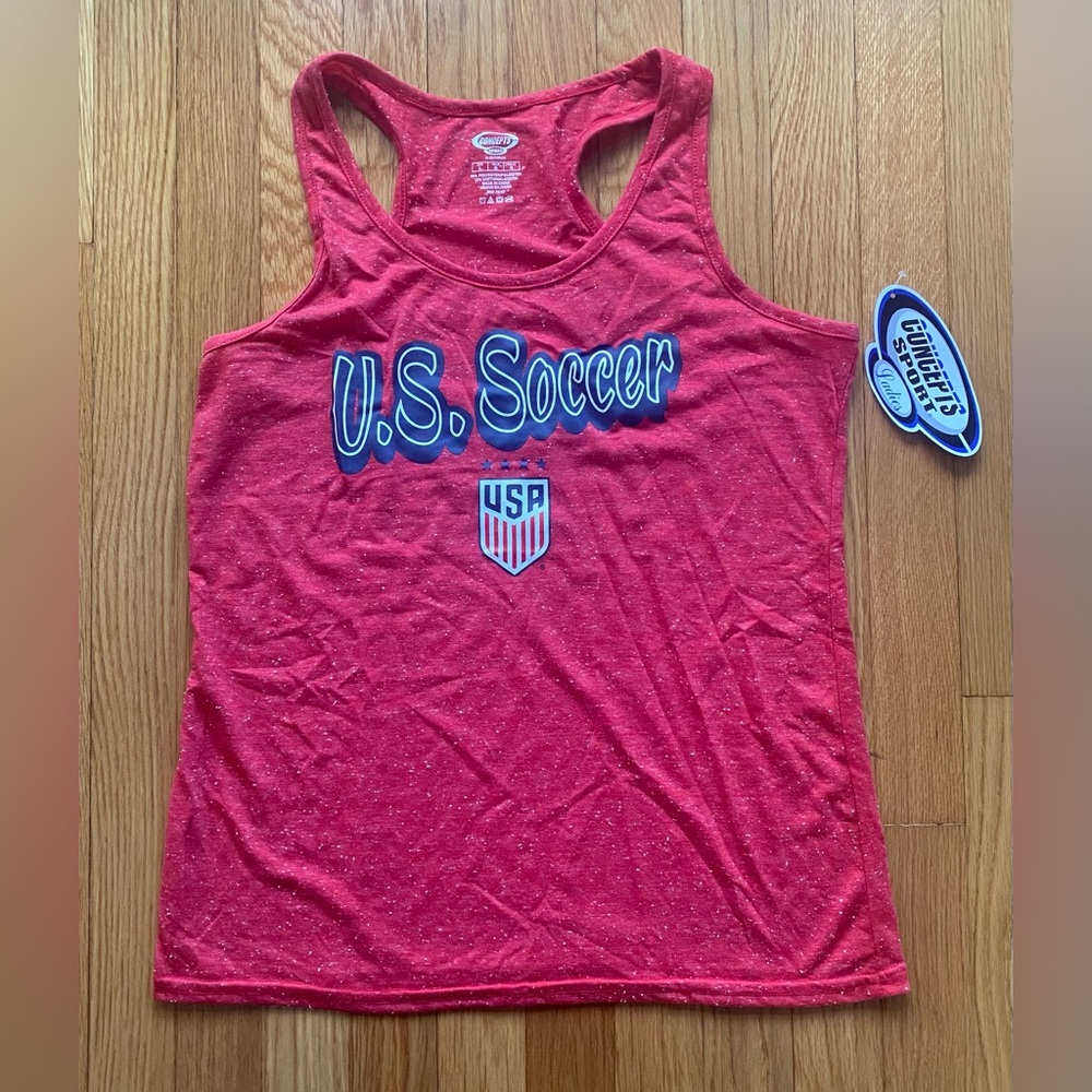 NWT Red U.S. Soccer USWNT Tank Top
